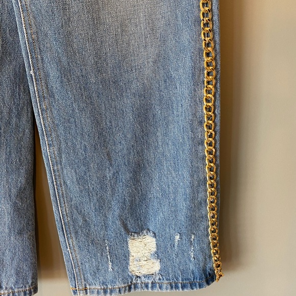 Naked Wardrobe | Gold Chain Denim | NWT - Picture 6 of 7